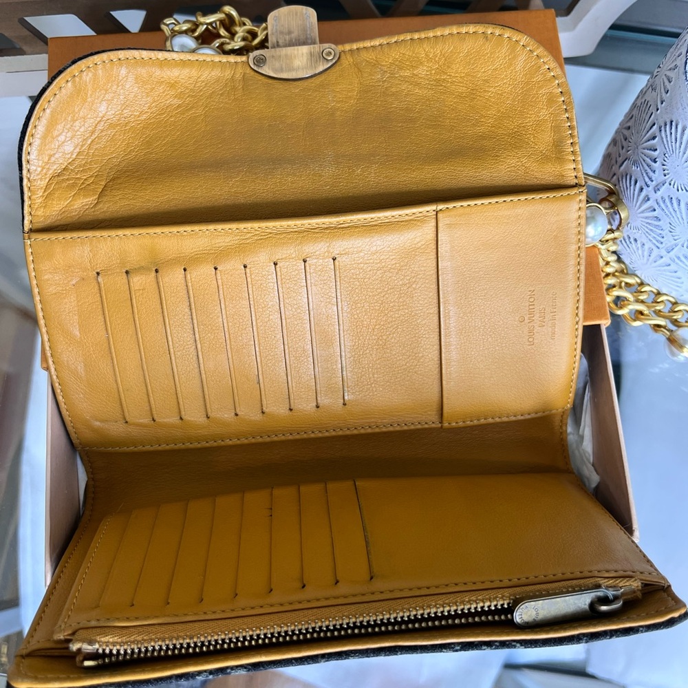 Louis Vuitton Pre-Loved Black Monogram Denim Amel… - image 3